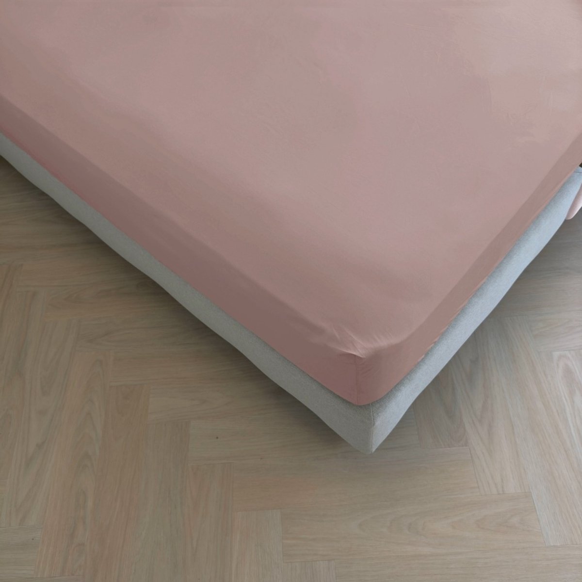 Kayori Puro Hoeslaken Katoen Perkal - 180x200cm - Matrasdikte 35 cm - Hotelkwaliteit - Oudroze