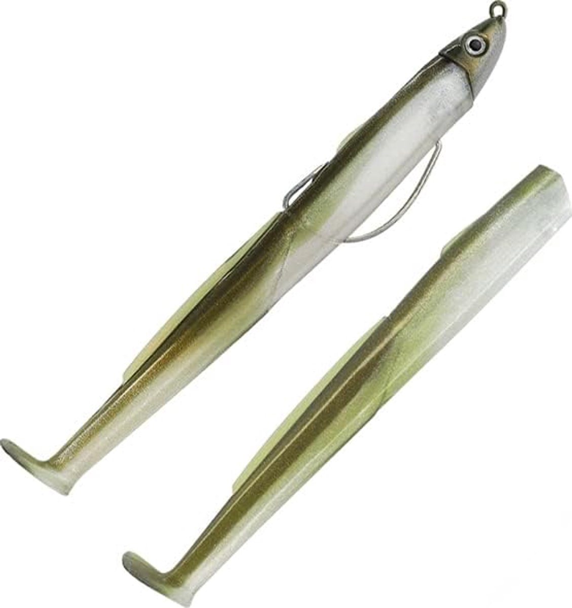Fiiish Black Eel Shallow Combo + Body Khaki No. 3 (150) - 10g Khaki