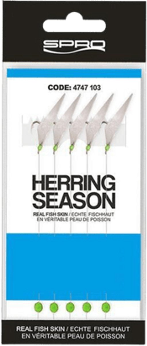 Spro Herring Season Rigs Natural Haak: 10