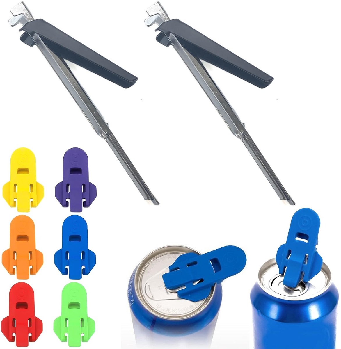Allecto - handmatige blikkenopener - robuuste en betrouwbare design - praktisch - keuken - eenvoudig openen - gebruiksvriendelijk - geschikt voor a...