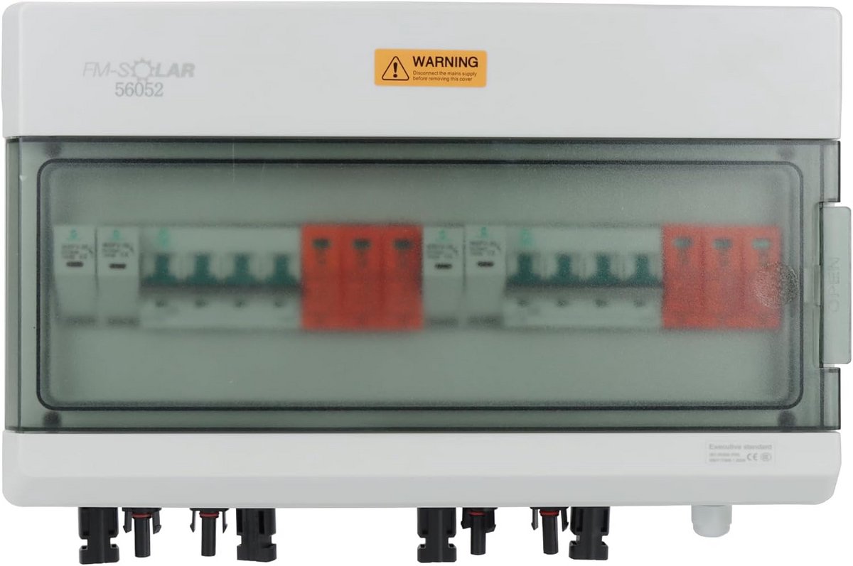 Waterdichte Koopdoos met SPD en MCB Bescherming voor Zonnepanelen en Generator