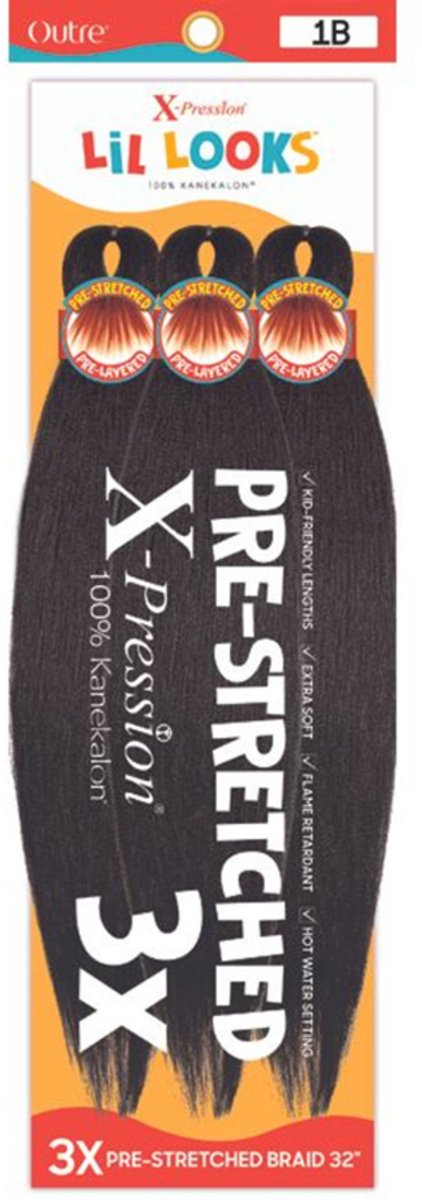 Outre X-Pression Lil Looks - 3X Pre-Stretched