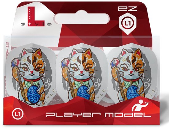 L-Style L1 Pro Kevin Chatte V1 White - Dart Flights van L-Style — afbeelding 3