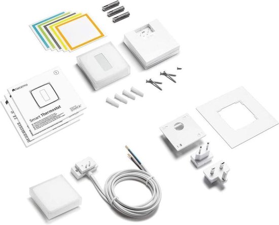Netatmo Slimme Thermostaat - Smart Thermostaat voor CV - Werkt met Google Home, Alexa & Apple Homekit - Draadloos - Wit