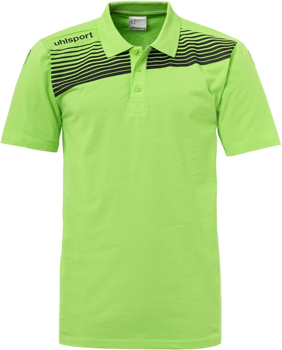 Uhlsport Liga 2.0 Polo Shirt Flash Groen-Zwart Maat 164