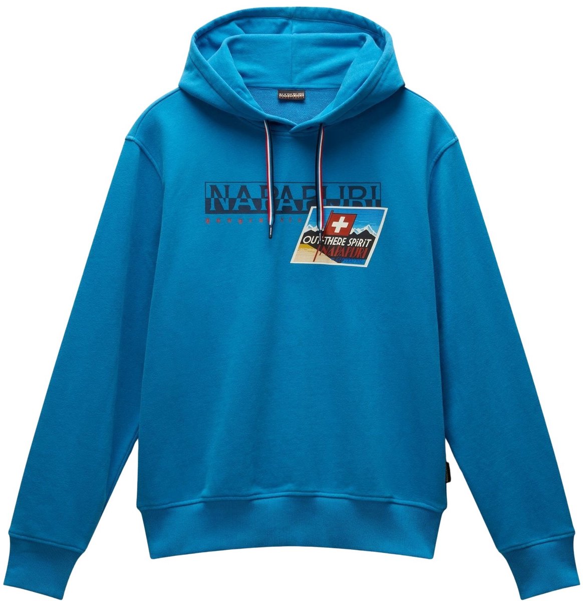 Hoodie Napapijri B-Portalet Blauw
