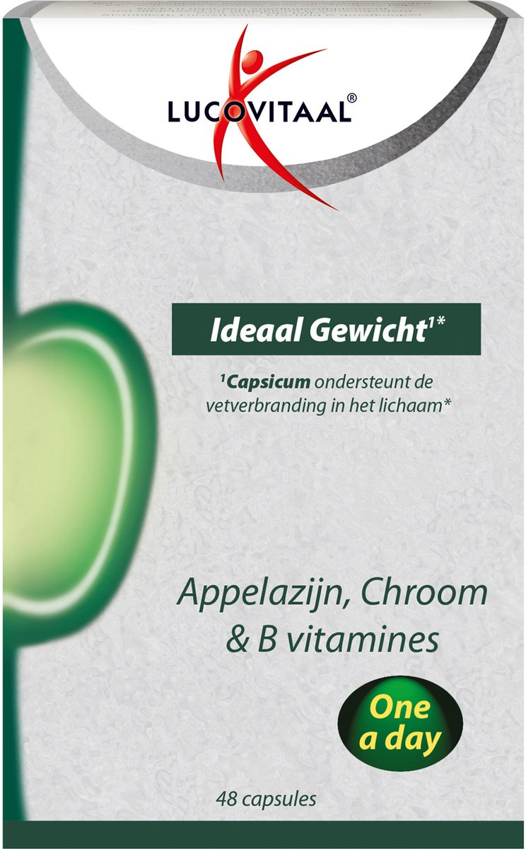 2+2 gratis: Lucovitaal Appelazijn, Chroom&B vitamines Ideaal Gewicht 48 capsules