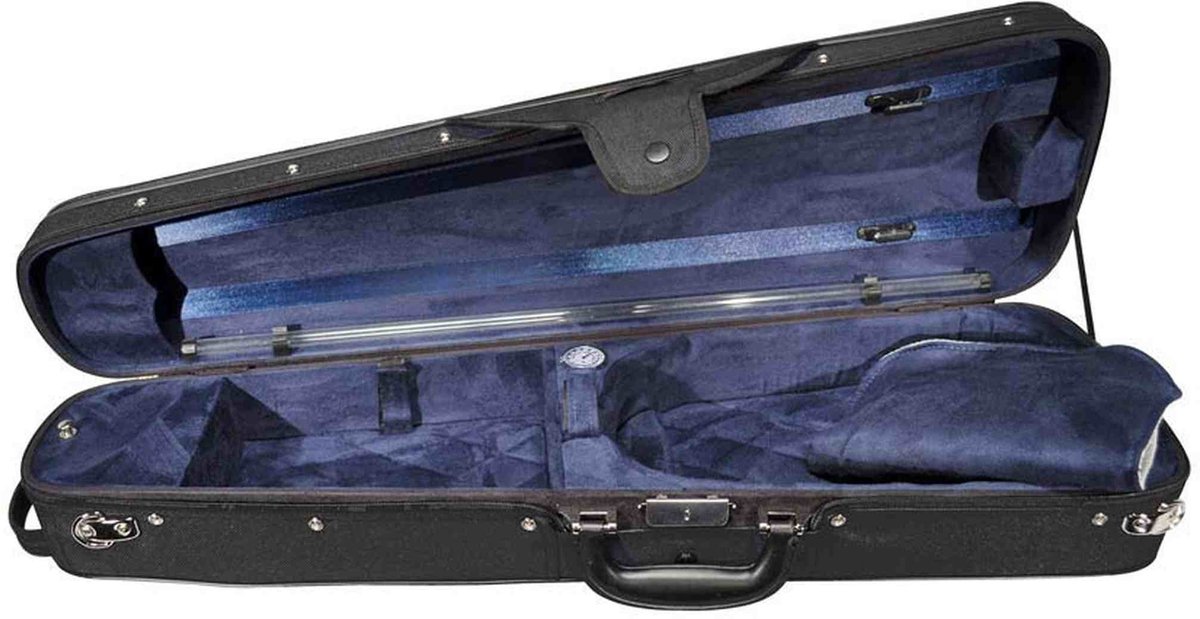 Leonardo VC-1434-BU Student Series vioolkoffer gevormd 3/4 hout zwart
