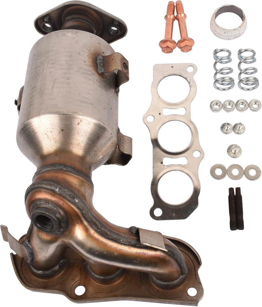 Katalysator met Afdichtingsset voor Citroën C1, Peugeot 107 en Toyota Aygo 1.0 (2005-2014)