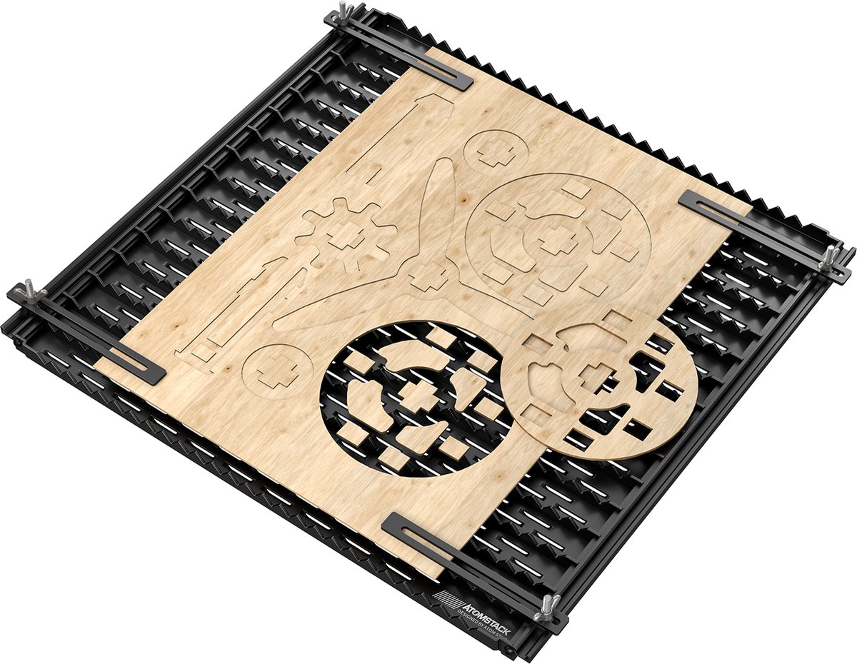 ATOMSTACK F3 Laserbeschermplaat - laserwerktafel 460x425mm - vervang honingraatpaneel - voor lasergraveermachine - Honingraat Laser Bed - beter snijeffect - bescherm desktop - gemakkelijk schoon te maken
