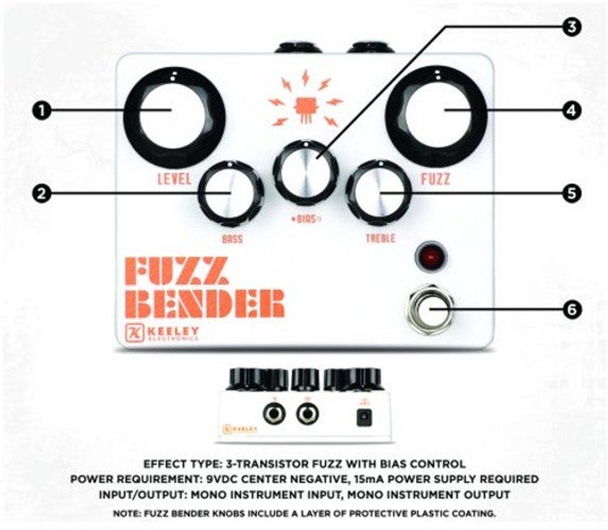Keeley Fuzz Bender - Distortion voor gitaren