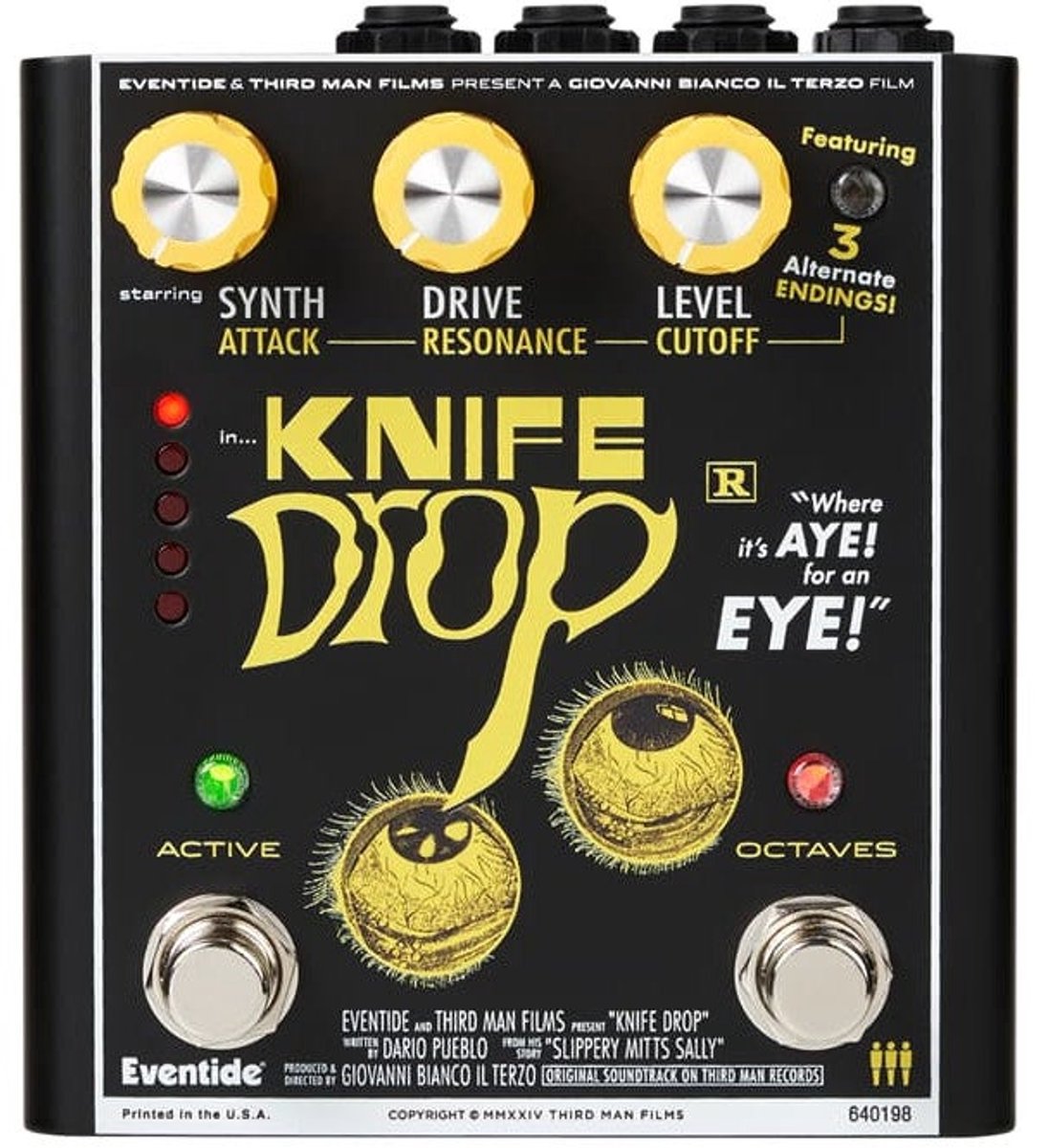 Eventide Knife Drop Sub-Octave Fuzz met Synth FX