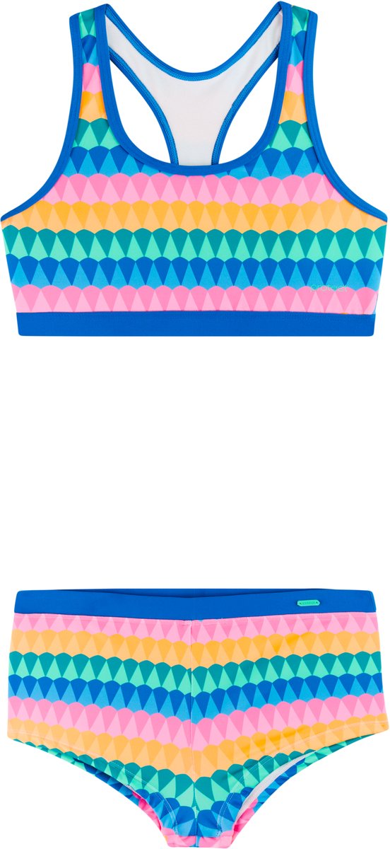 Protest PRTTessel JR Bikini set Meisjes Normale pasvorm Uitneembare vulling Blauw