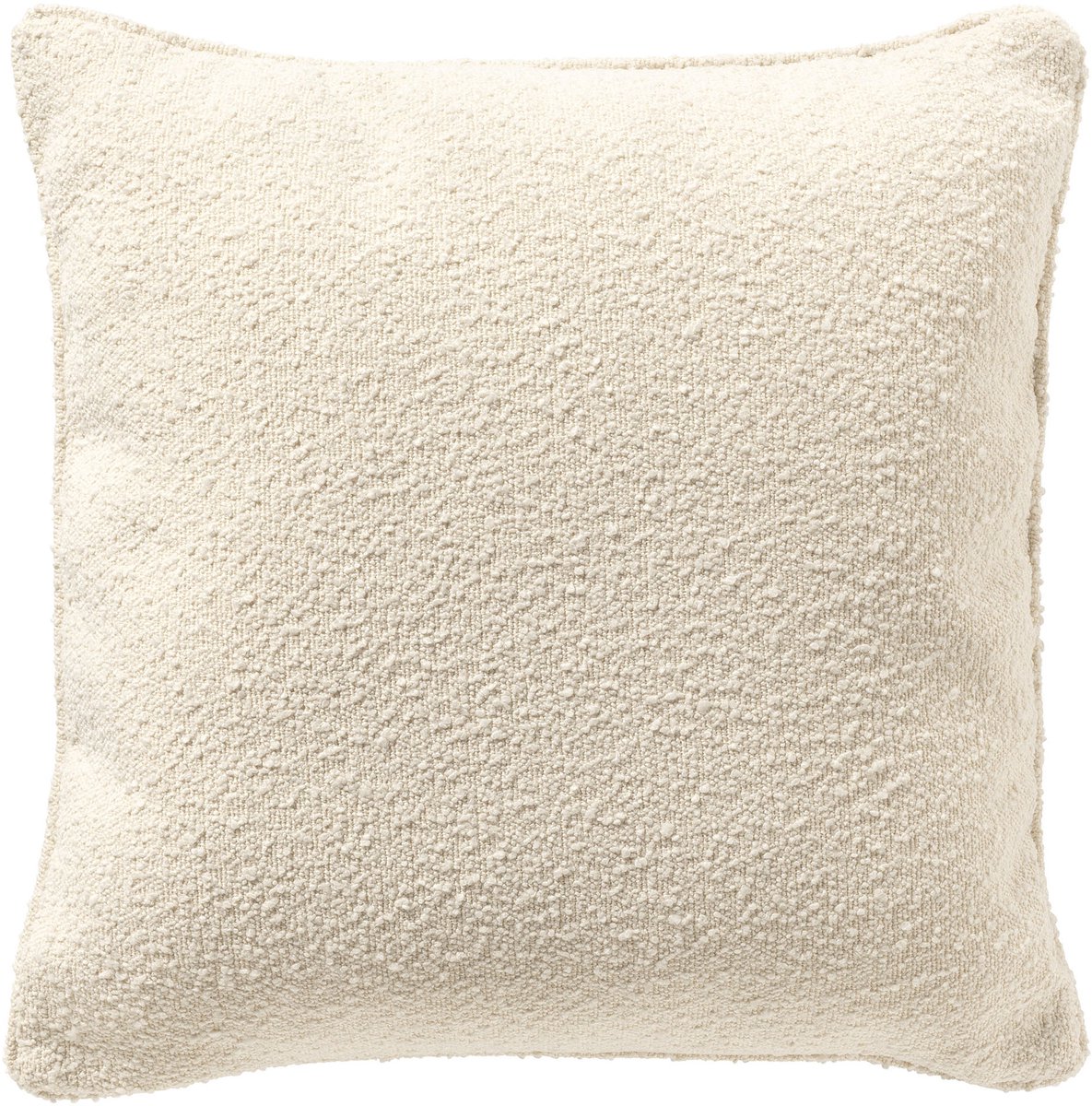 Dutch Decor ONNO - sierkussen 60x60 cm - bouclé - Snow White - wit - Inclusief binnenkussen - Luxe kussens voor woonkamer & bank