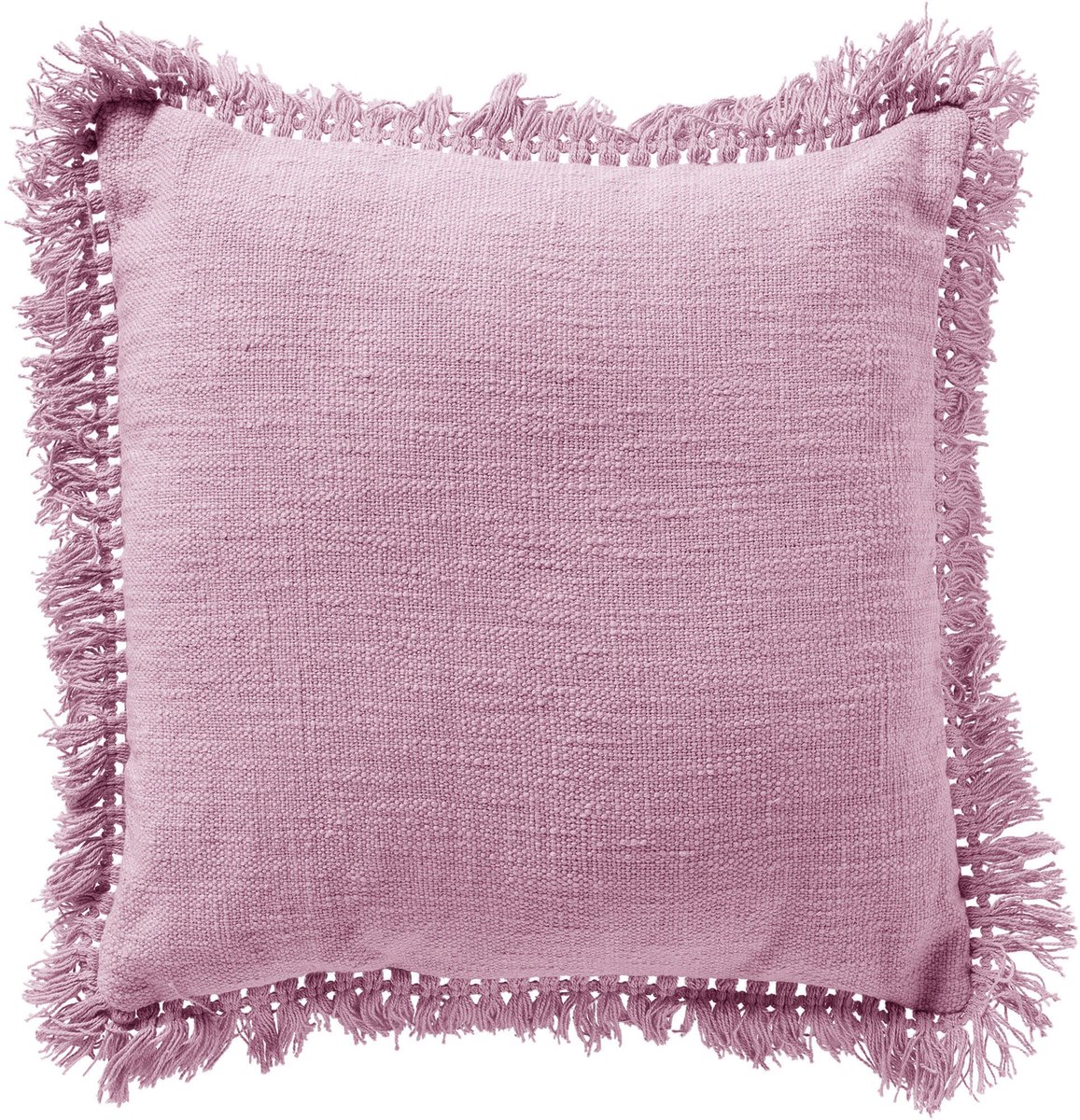 Dutch Decor JONNA - kussenhoes 45x45 cm - gerecycled - katoen - Fragrant Lilac - paars - met rits - zonder binnenkussen Lavendel