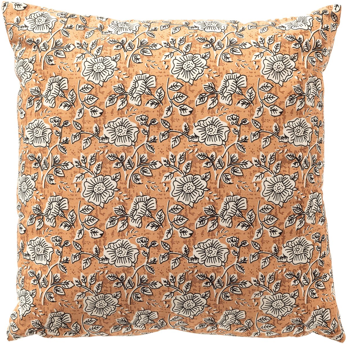 Dutch Decor JULITA - sierkussen 45x45 cm - bloemenmotief - 100% katoen - Dusty Coral - roze - Inclusief binnenkussen - Luxe kussens voor woonkamer & bank Koraalroze