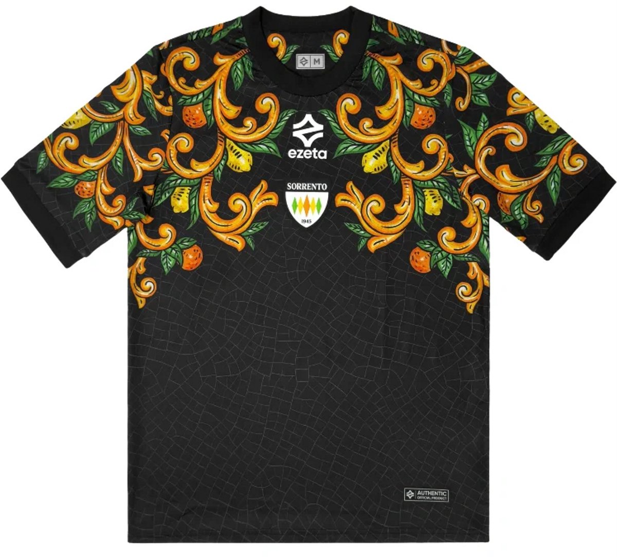 Sorrento Keepersshirt 2025/26 Zwart - Italië Voetbalshirt - Sorrento - Maat M - Ezeta - Globalsoccershop