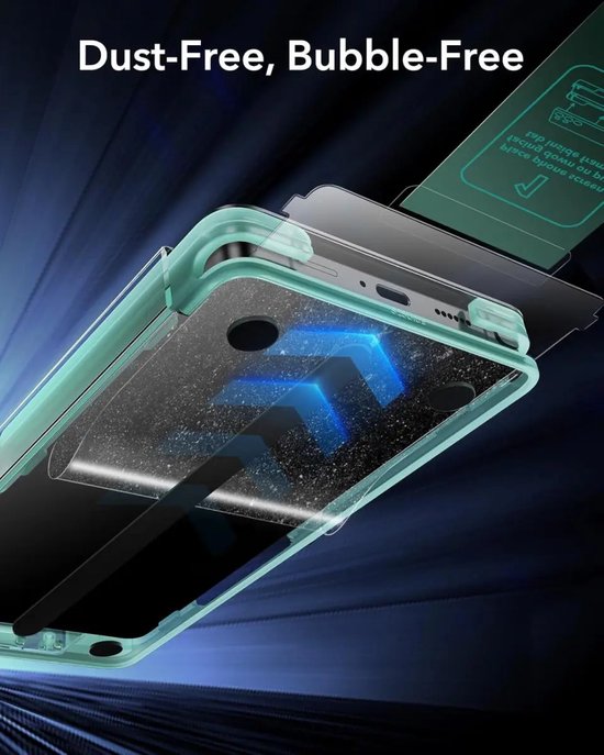 Protection d'écran ESR pour Samsung Galaxy S25 Ultra - Tempered Glass avec cadre de montage - Résistant aux rayures - Installation facile - (Lot de 2)