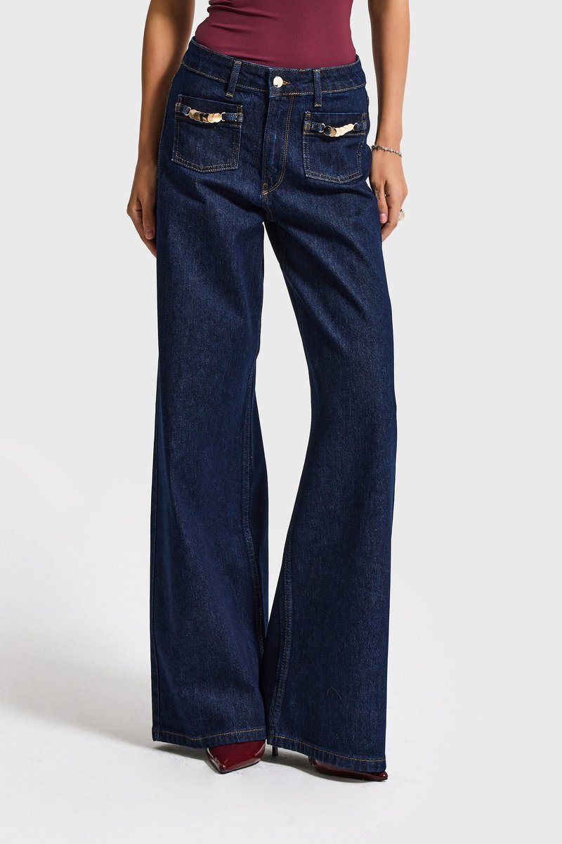 It's Basic - WIDE MID RISE JEANS