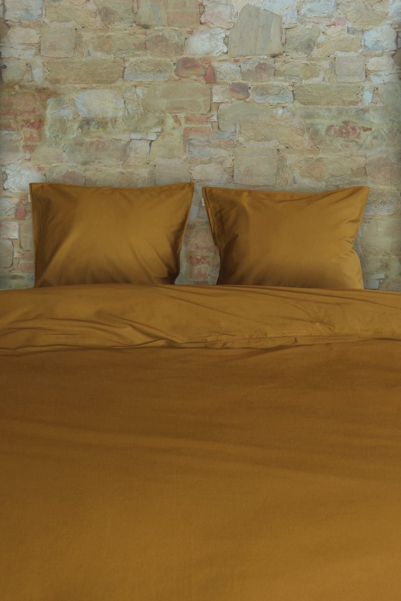 Gualtheri Home dekbedovertrek - Lits-jumeaux (240x200/220 cm + 2 gratis kussenslopen) - Bruin