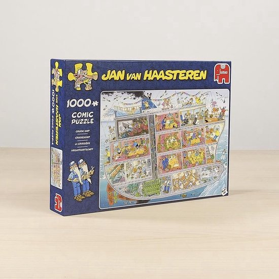 Jan van Haasteren - Cruiseschip - 1000 stukjes puzzel - Legpuzzel