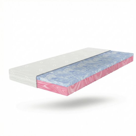 Hybrid Matras - 180x200 - koudschuim + gelschuim - premium tijk - Ademend & hypoallergeen - 22 cm hoog