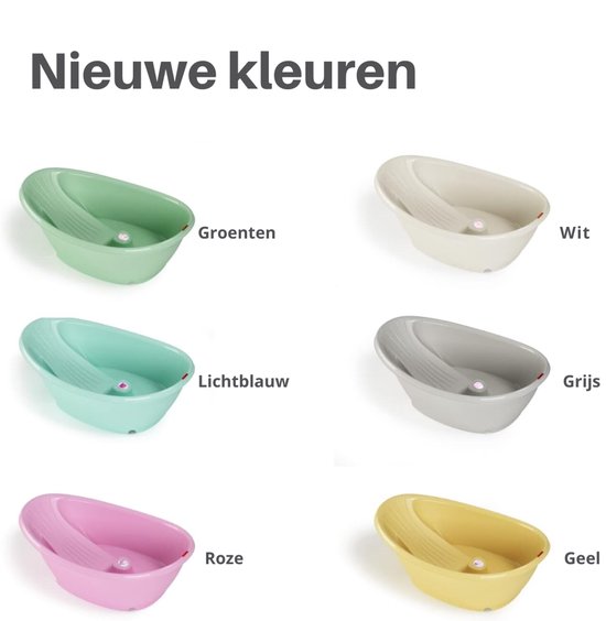 Aurixi® Baby Badje Met Standaard - Babybadje - Inklapbaar Bad - Bad Baby - Zitbad - Opvouwbaar Bad Kinderen - Baby badje - Bath Bucket - Opvouwbaar bad baby - Babybadset- Wit- 67 x 67 x 74 cm; 4 kg van Merkloos — afbeelding 5