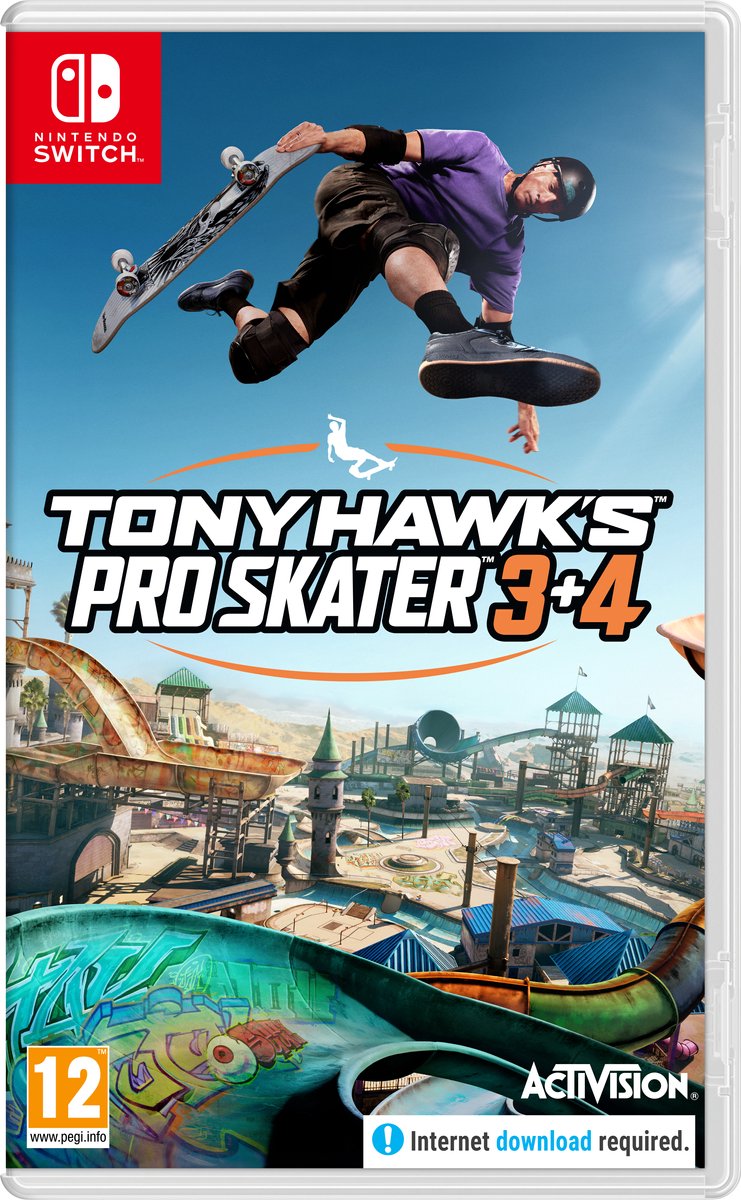 Activision Blizzard Tony Hawk's Pro Skater 3+4 Nintendo Switch Game