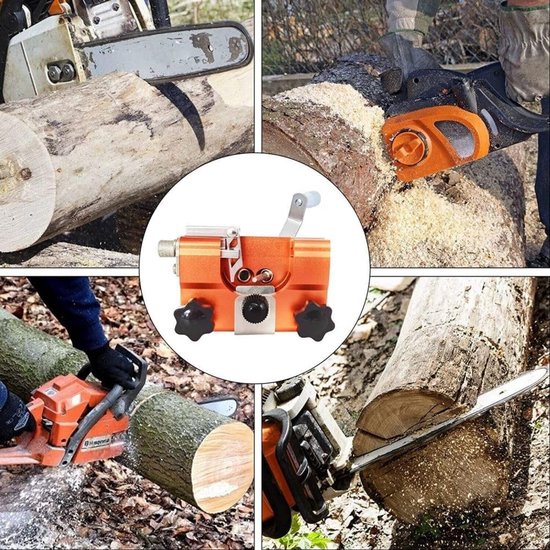 Kettingzaagslijper - kettingzaagkettingslijpmalkits - Geschikt Geschikt voor 3 hardGeschikt Geschikt vooralen bramen - Geschikt voor alle soorten kettingzagen - draagbaar handkrukkettingzaagslijpgereedschap van Merkloos	 — afbeelding 5