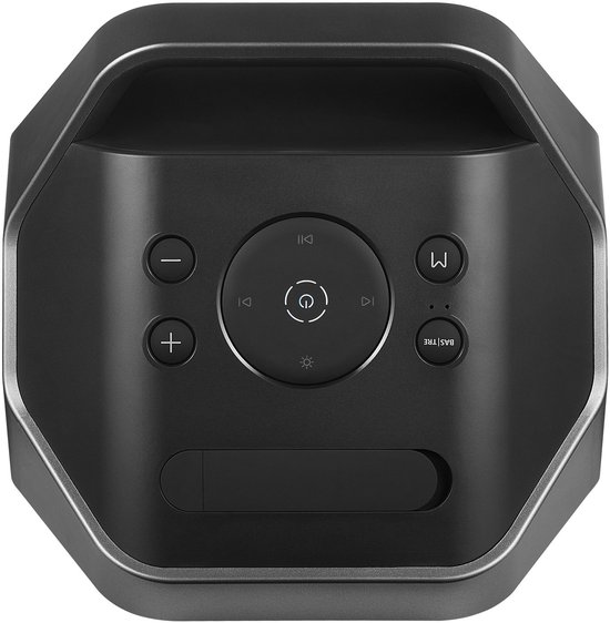 VolkanoX Thermix Partybox - 300 Watt - Muziek Box - Draadloze Bluetooth Party Speaker - LED Verlichting - 7 Uur Speeltijd - TWS - Zwart van Merkloos — afbeelding 3