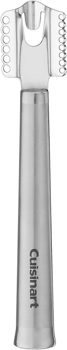 Citrusrasp - Zesteur rasp - Cocktail garneren - Vaatwasmachinebestendig - 2.2 x 25.7 cm - Zilver