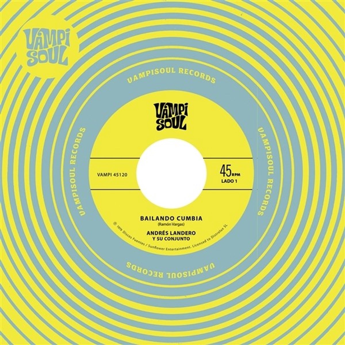 Andres Landero Y Su Conjunto - Bailanda Cumbia (7" Single)