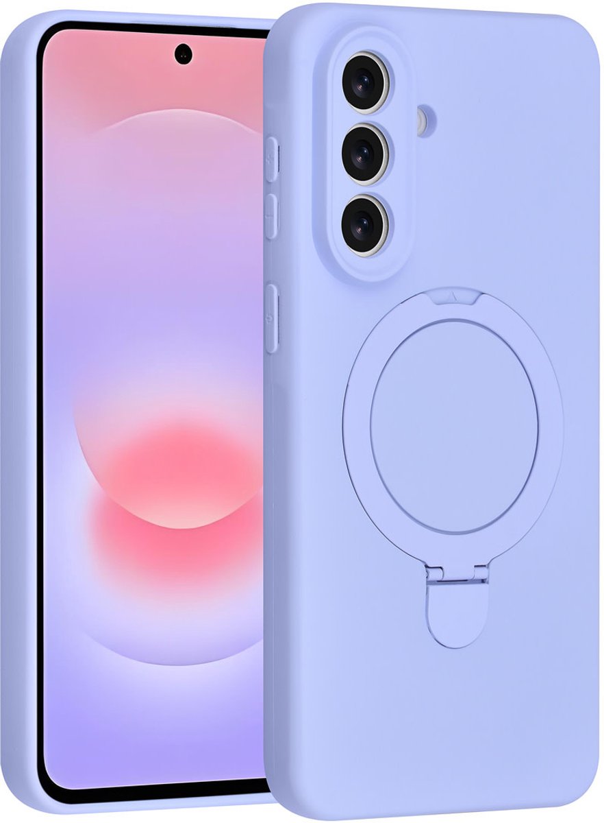 TUNIQ telefoonhoesje voor Samsung Galaxy A57 - MagSafe met ringhouder - Paars