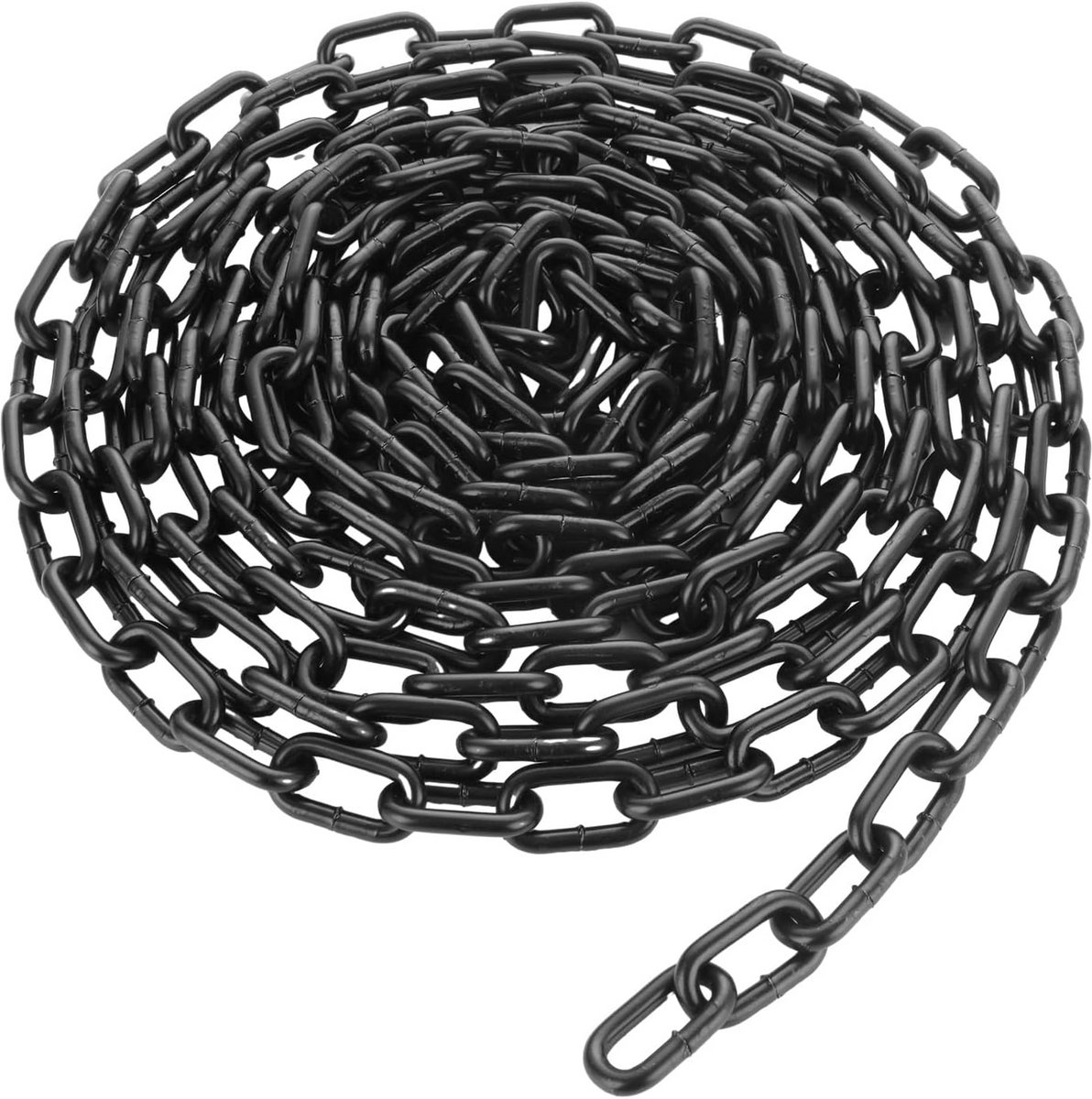 Zwarte Staalketting 6 Meter Lang 6mm Dikte voor Ophangen en Bevestigen