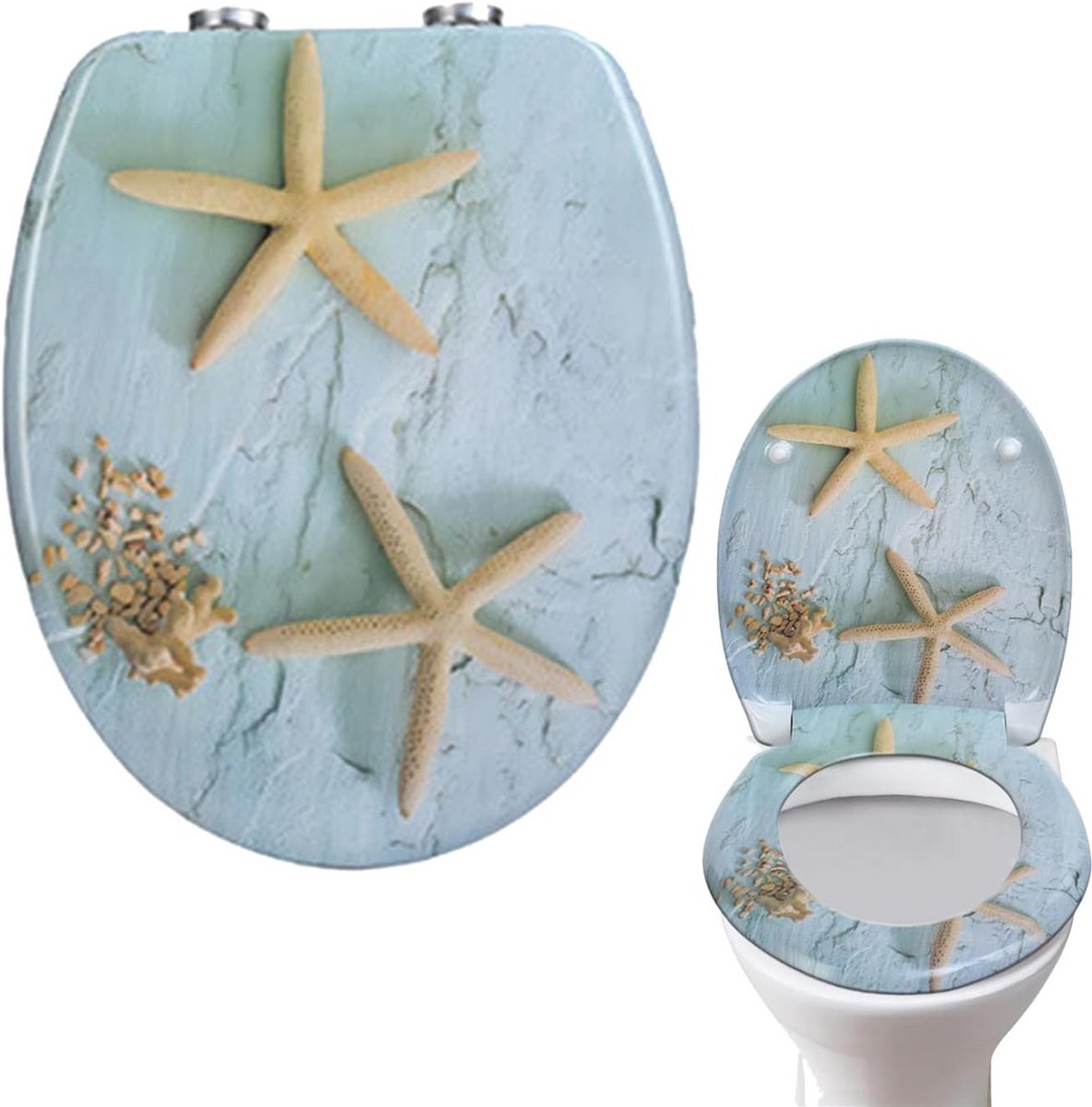 Toiletbril met Softclose en Eenvoudige Montage