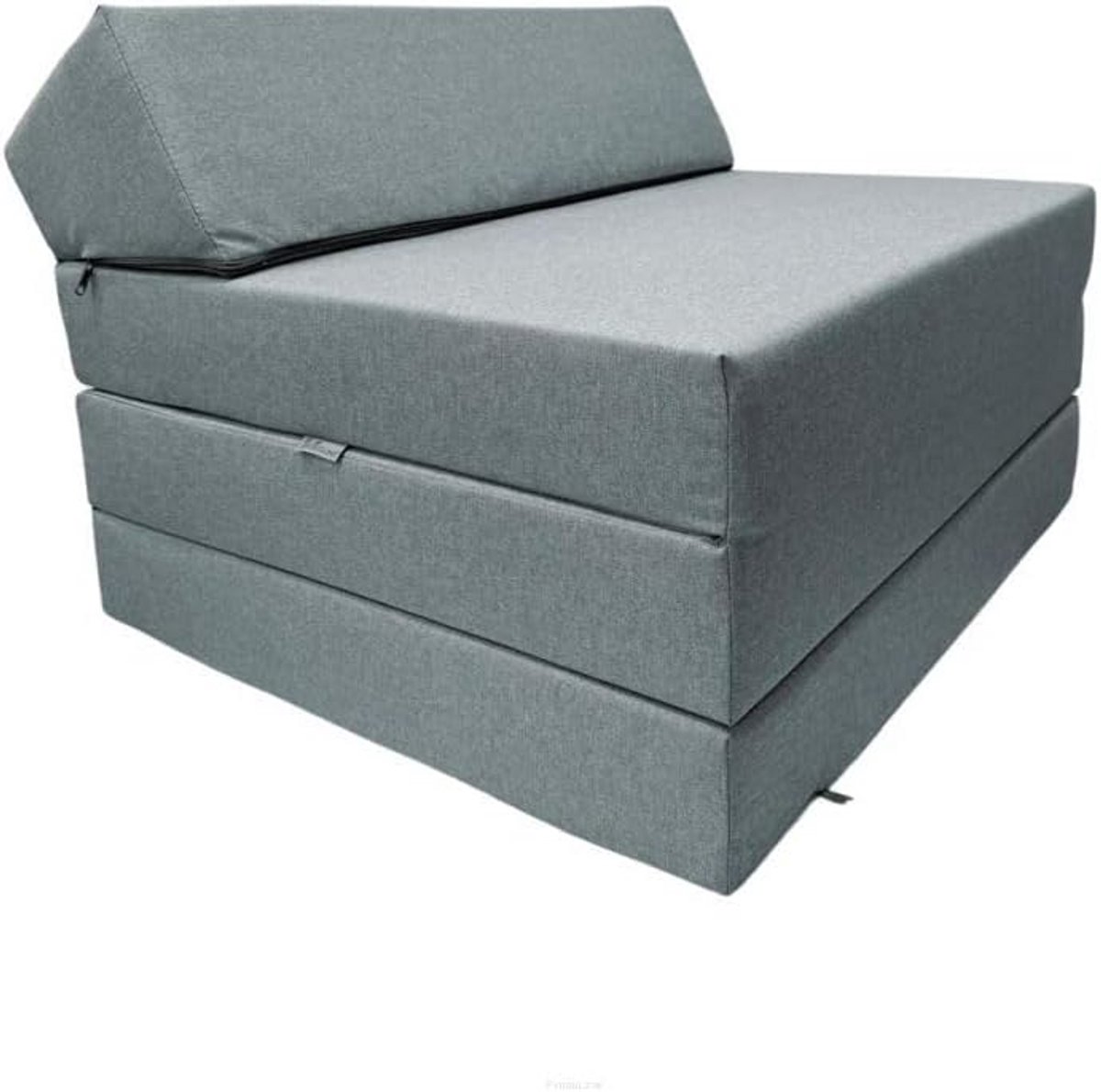 3-delige vouwmatras 200x70x10 cm met waterdichte hoes voor camping en logeerpartijen