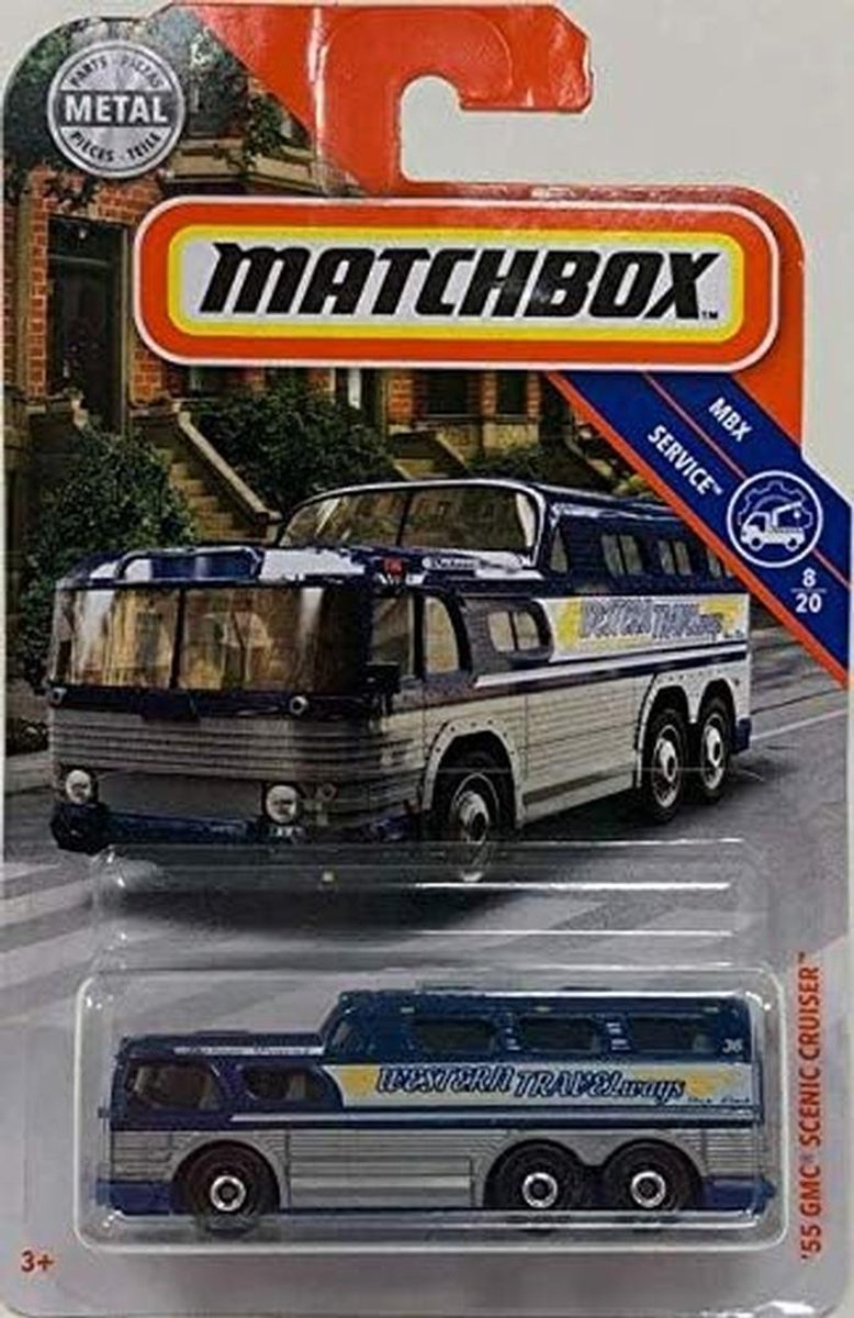 Diecast Modelauto - Klassieke GMC Scenic Cruiser 1955 - Schaalmodel Voertuig