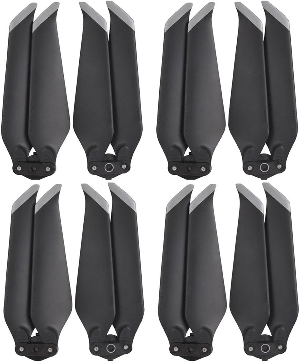 4 paar drone propellers vervanging voor Mavic 2: grijs, geluidsarm.
