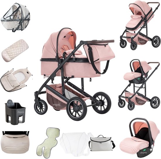 3-in-1 Kinderwagen met Autostoel