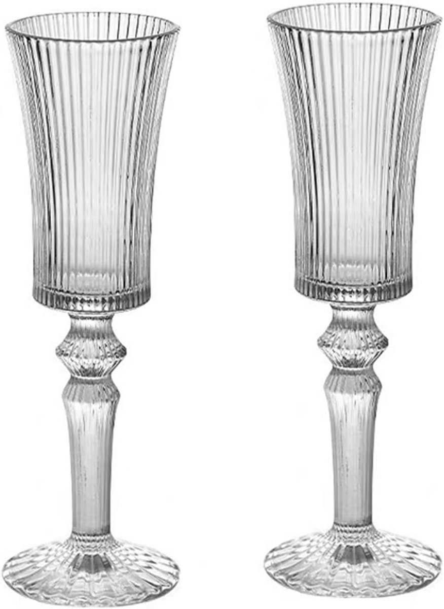 2x Luxe Champagneglazen 140 ml - Hoge Cocktailglazen voor Feest en Diner