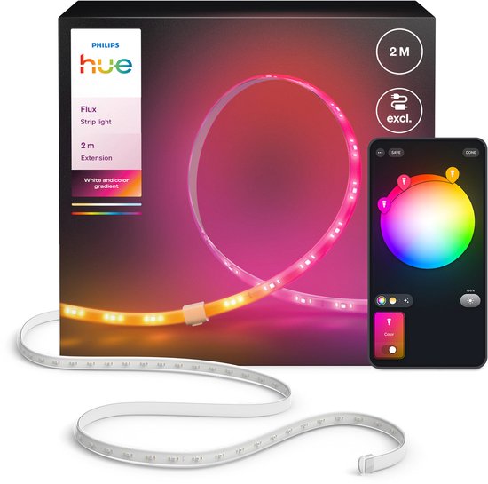DBFAIRY Bande LED autocollante à piles - 2 - Avec télécoande et