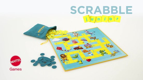 Mattel Games Scrabble Junior - Familie bordspel - Nederlandse editie