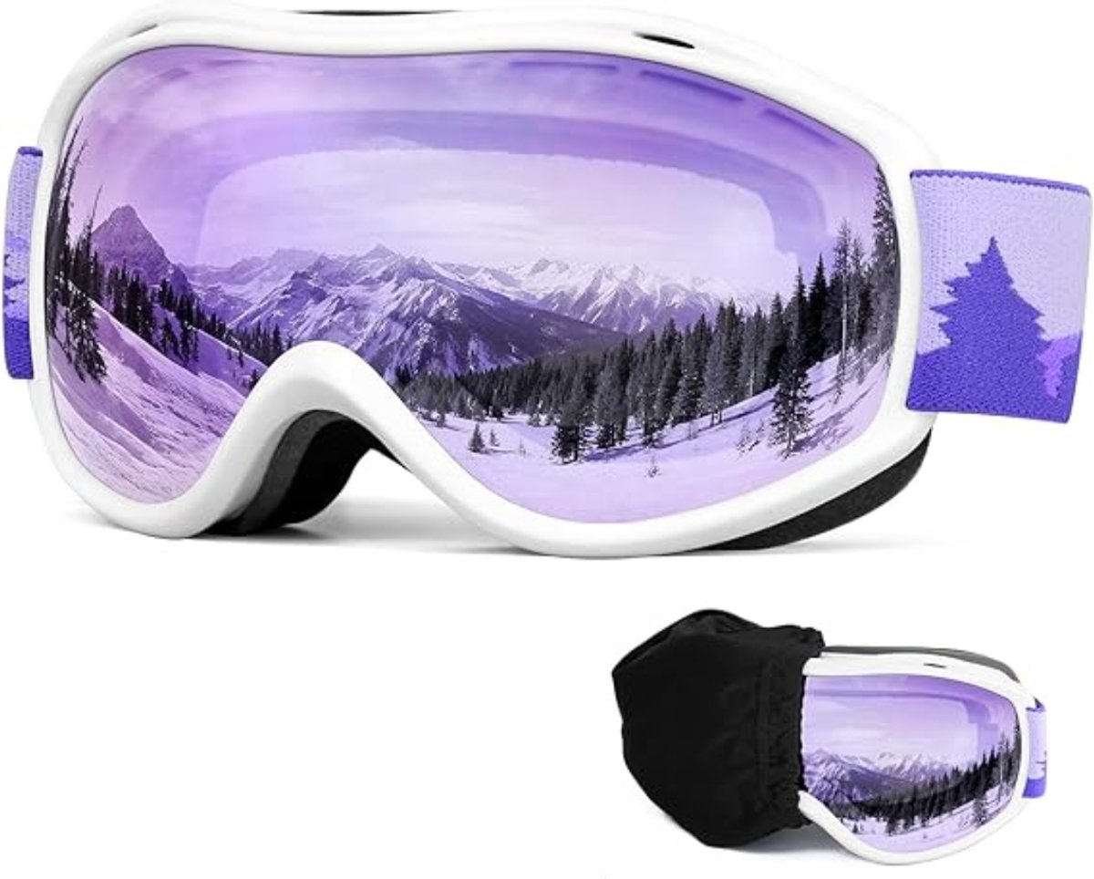 Goodivery ® Ski- en snowboardbril anticondens skibril met UV400-bescherming voor mannen vrouwen en tieners. 19x 15 x 11.2 cm