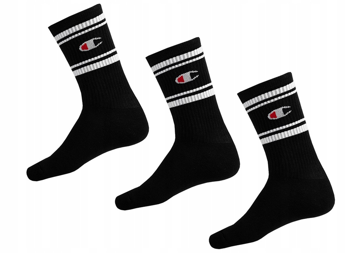 Champion Sokken 3-Pack – Katoen Zwart