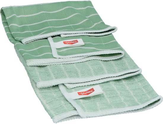 Chiffons Microfibre Bambou Valma ECO - 30x30cm - Ultra doux & absorbant - Qualité supérieure - Choix respectueux de l'environnement - 2 pièces