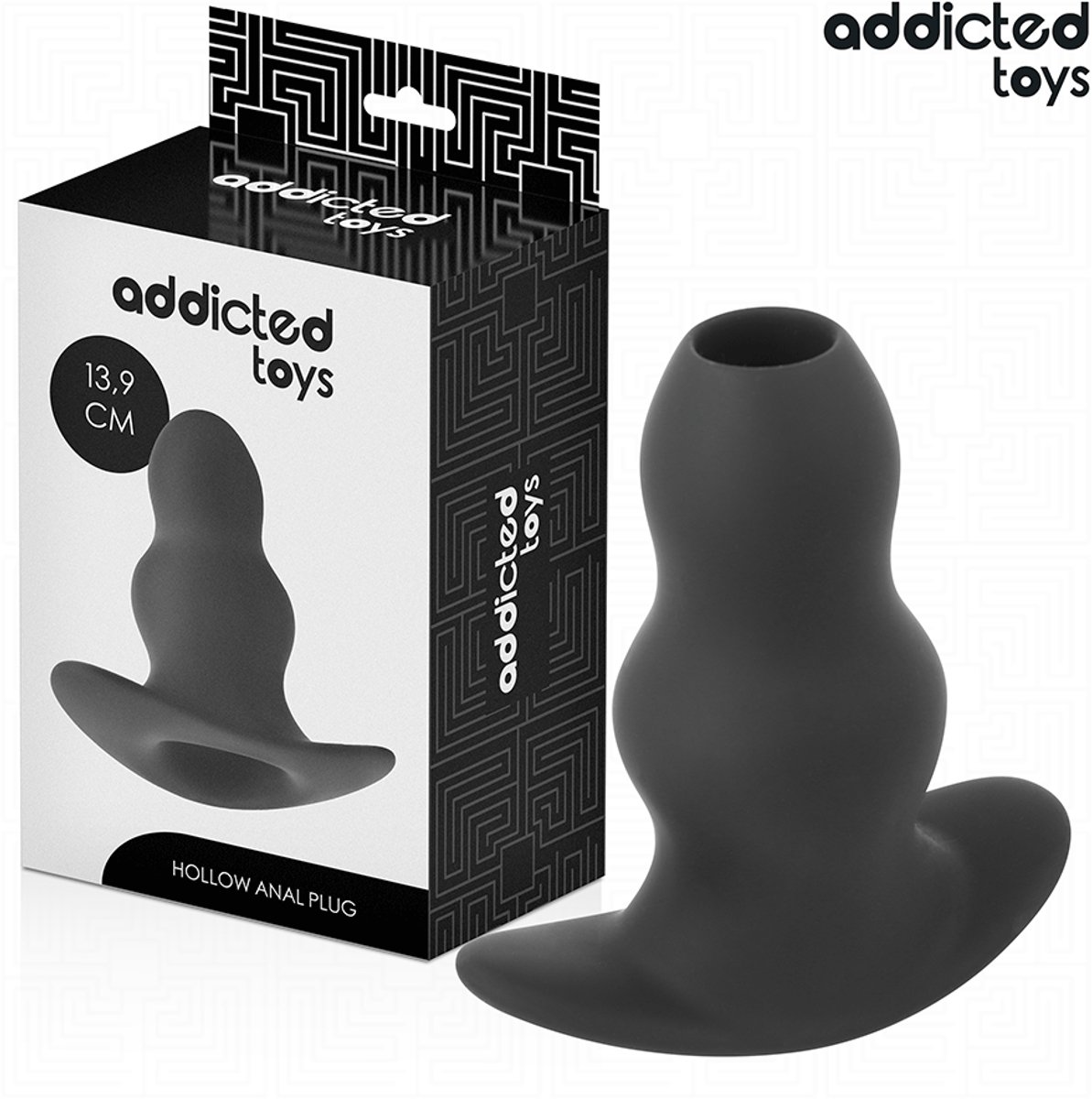 Addicted Toys - Hollow Anale Plug Silicone Size Xl 13.9 Cm