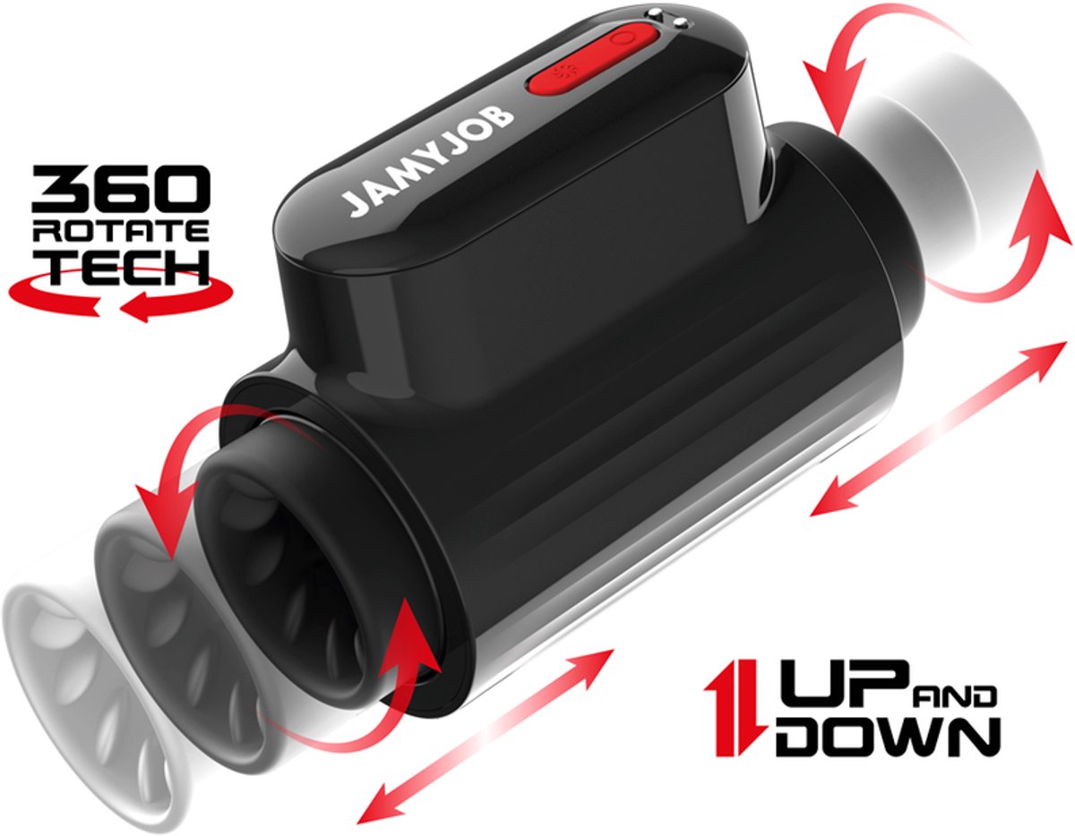 Jamyjob - Vortex Thrusting And 360 Rotate Tech Turbo Mode Masturbator