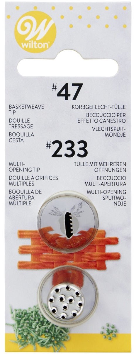 Wilton Spuitmondjes Set - Garneerspuit - #047 #233