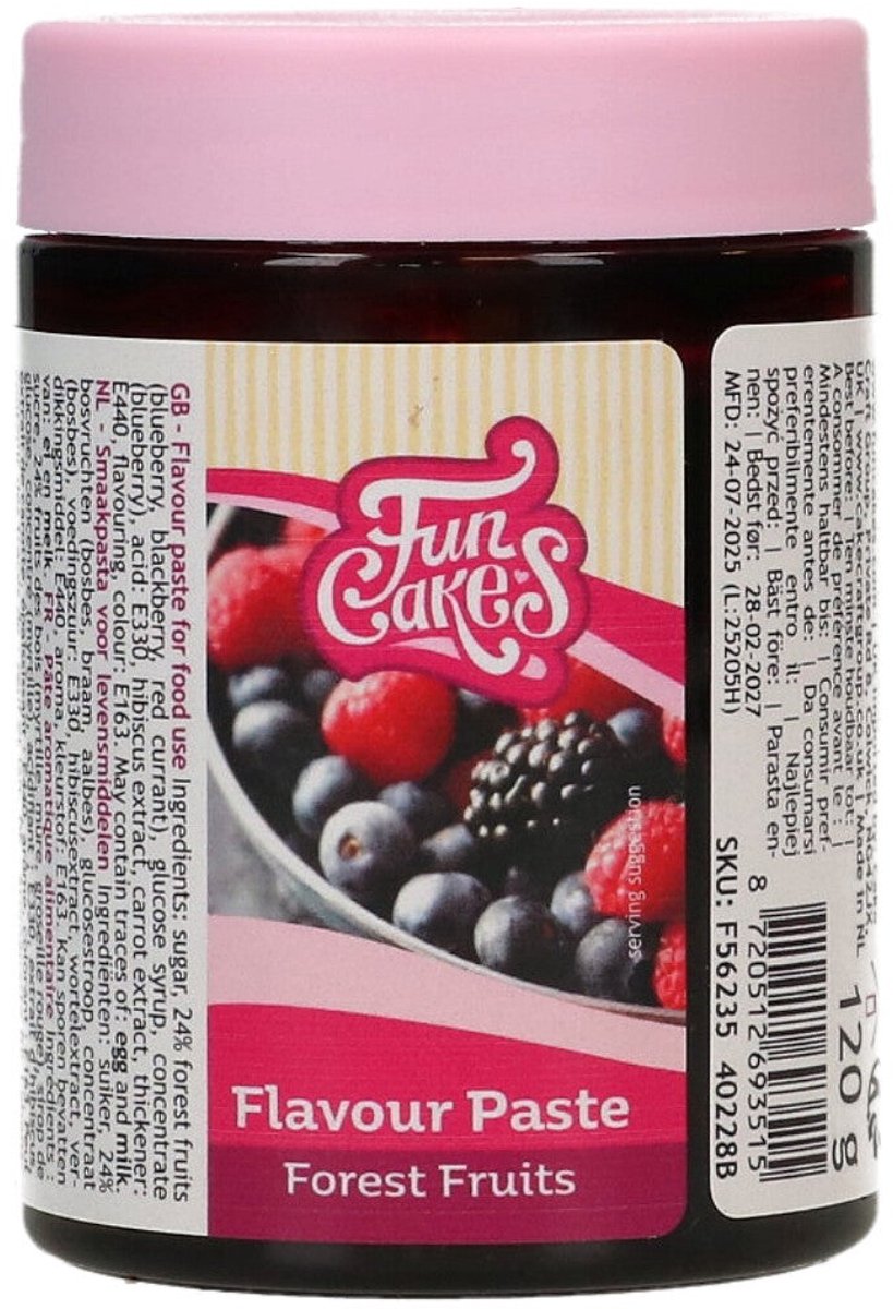 FunCakes Smaakpasta - Aroma - Bosvruchten - 120g