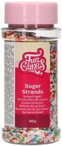 FunCakes Sugar Strands - Kleurenmix - 80g - Sprinkles - Eetbare Taartdecoratie